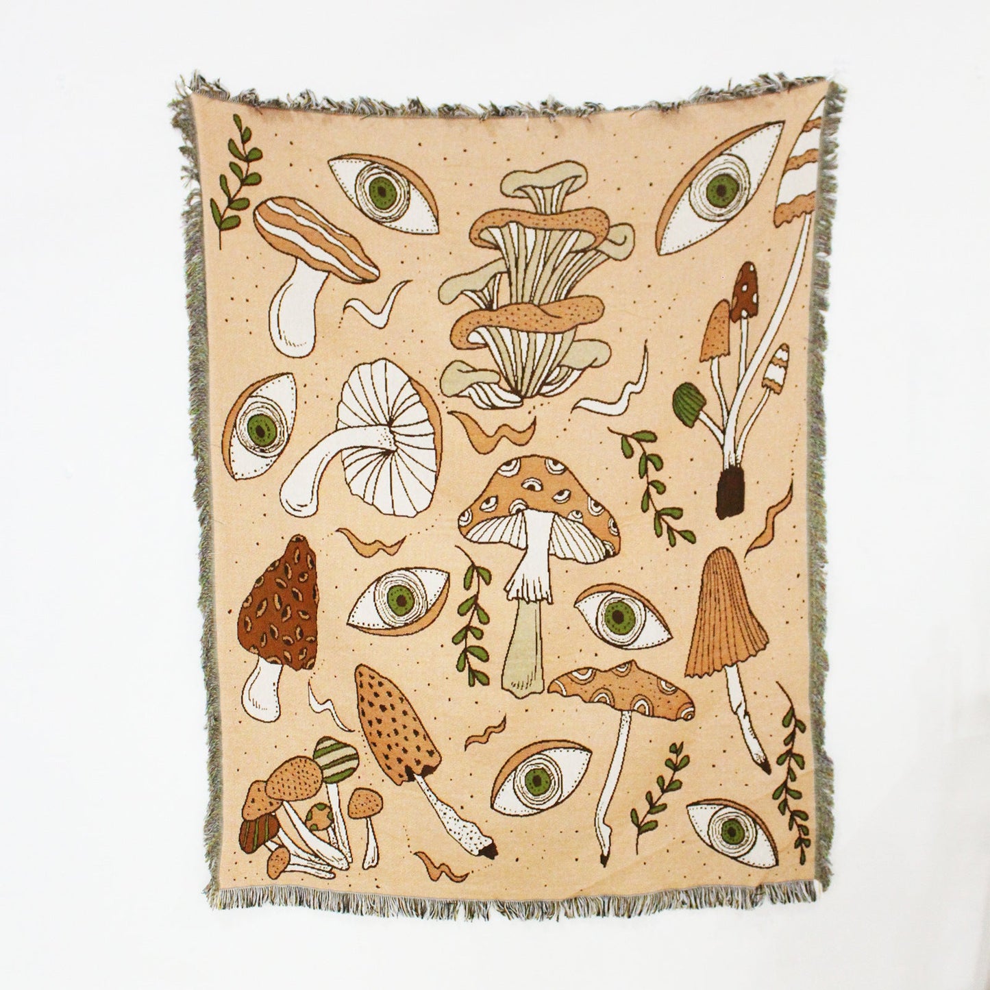 Mushroom Tassel Tapestry