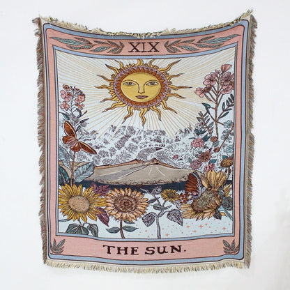 The Sun Tassel Tapestry