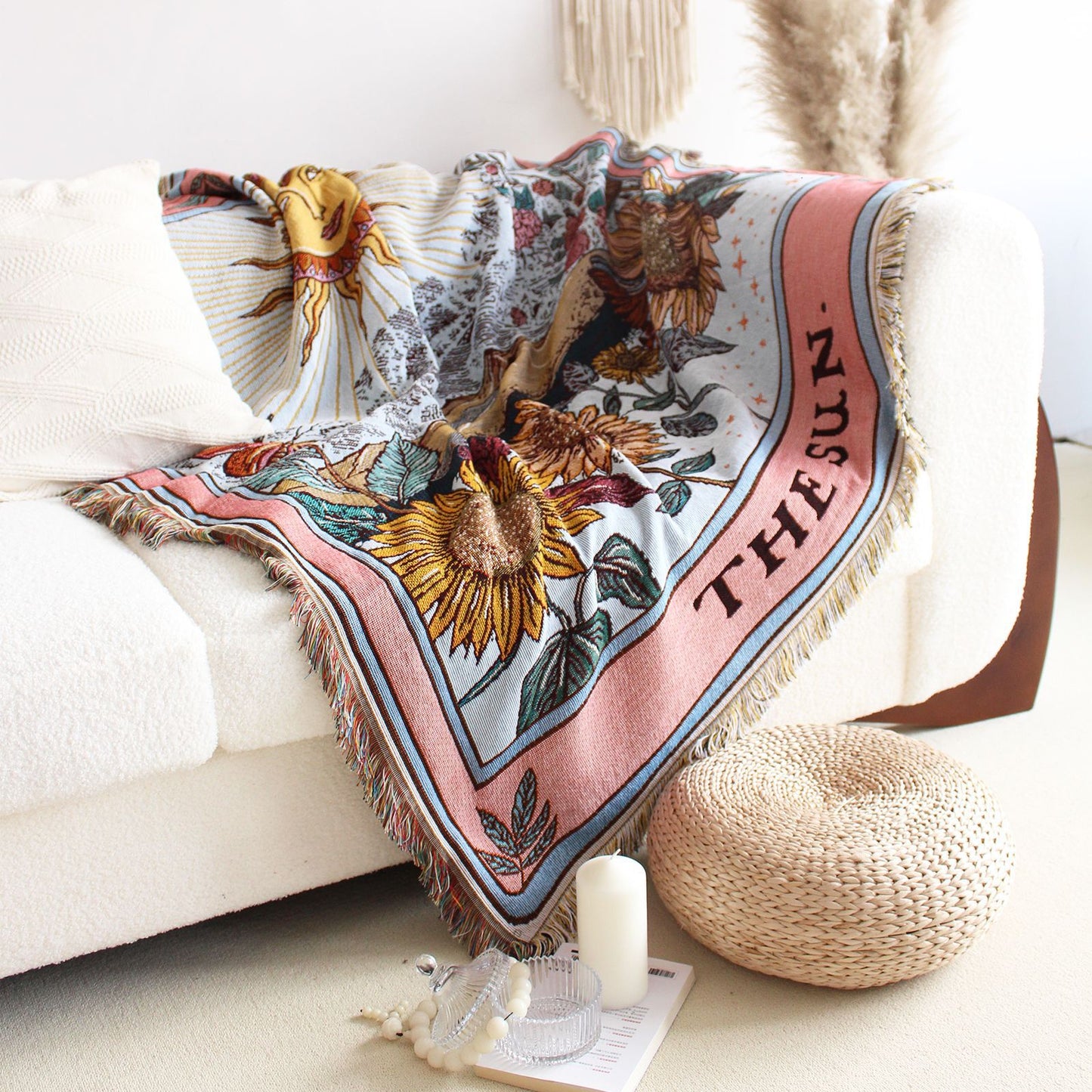 The Sun Tassel Tapestry