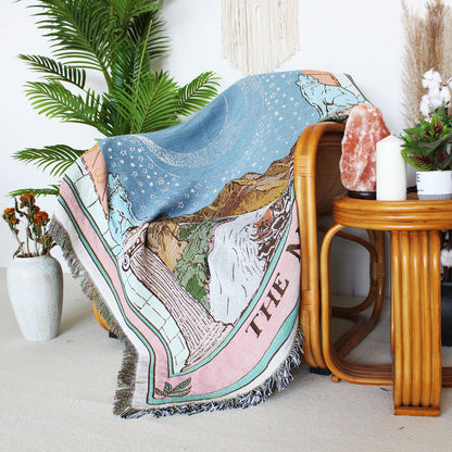 The Moon Tassel Tapestry