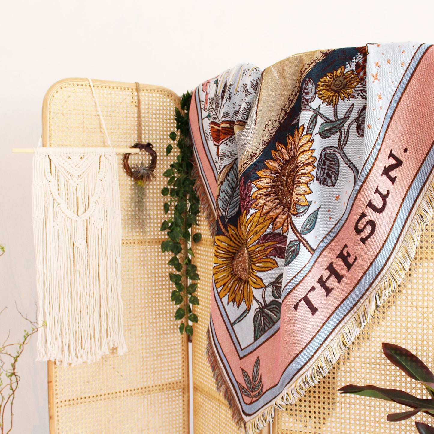 The Sun Tassel Tapestry