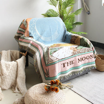 The Moon Tassel Tapestry