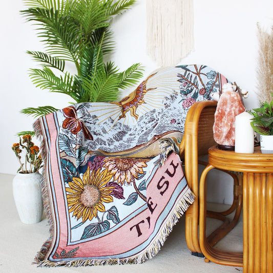 The Sun Tassel Tapestry