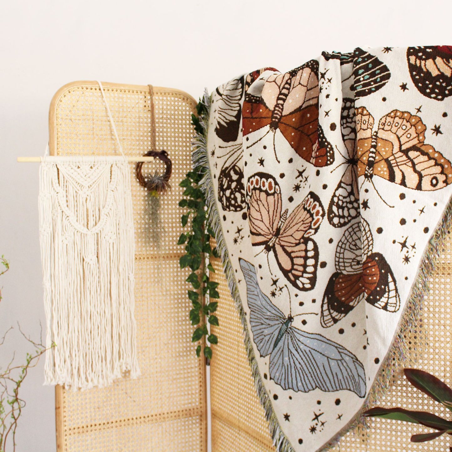 Butterfly Tassel Tapestry