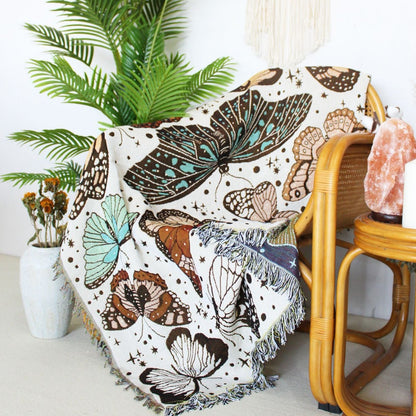 Butterfly Tassel Tapestry