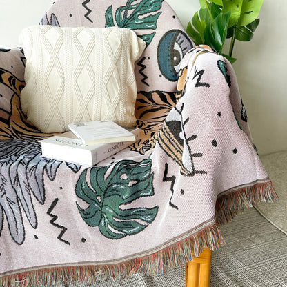 Tiger Tassel Tapestry